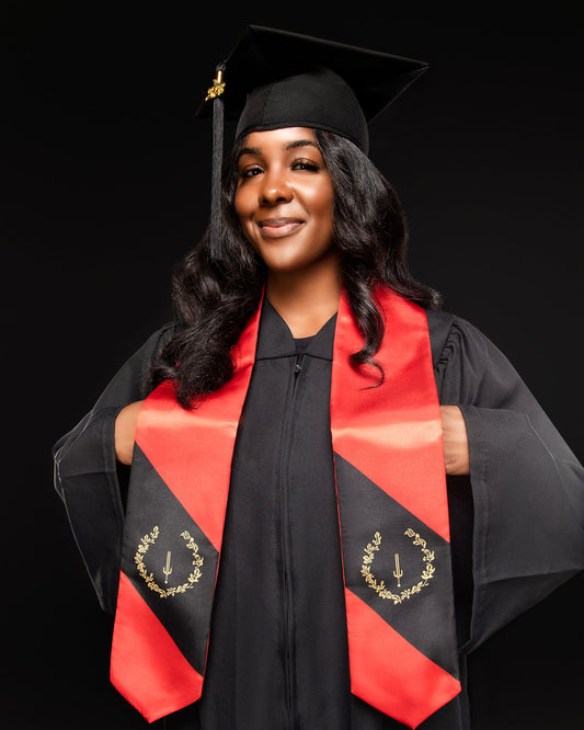 Graduation Stole | Black American Heritage Flag