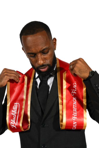 Graduation Stole | Black American Heritage Flag