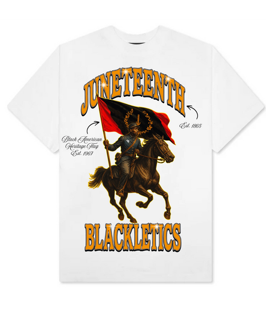 Juneteenth Black American Heritage Flag Tee