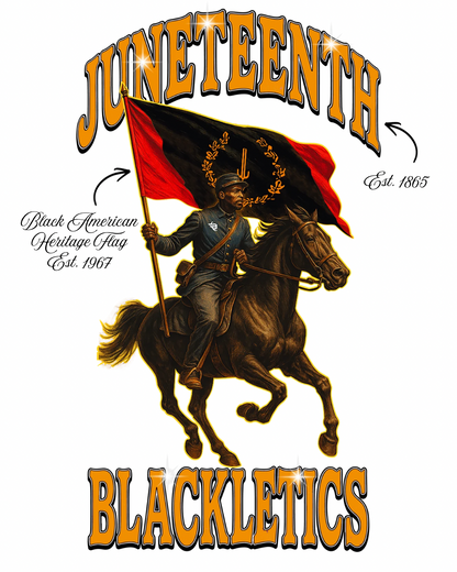Juneteenth Black American Heritage Flag Tee