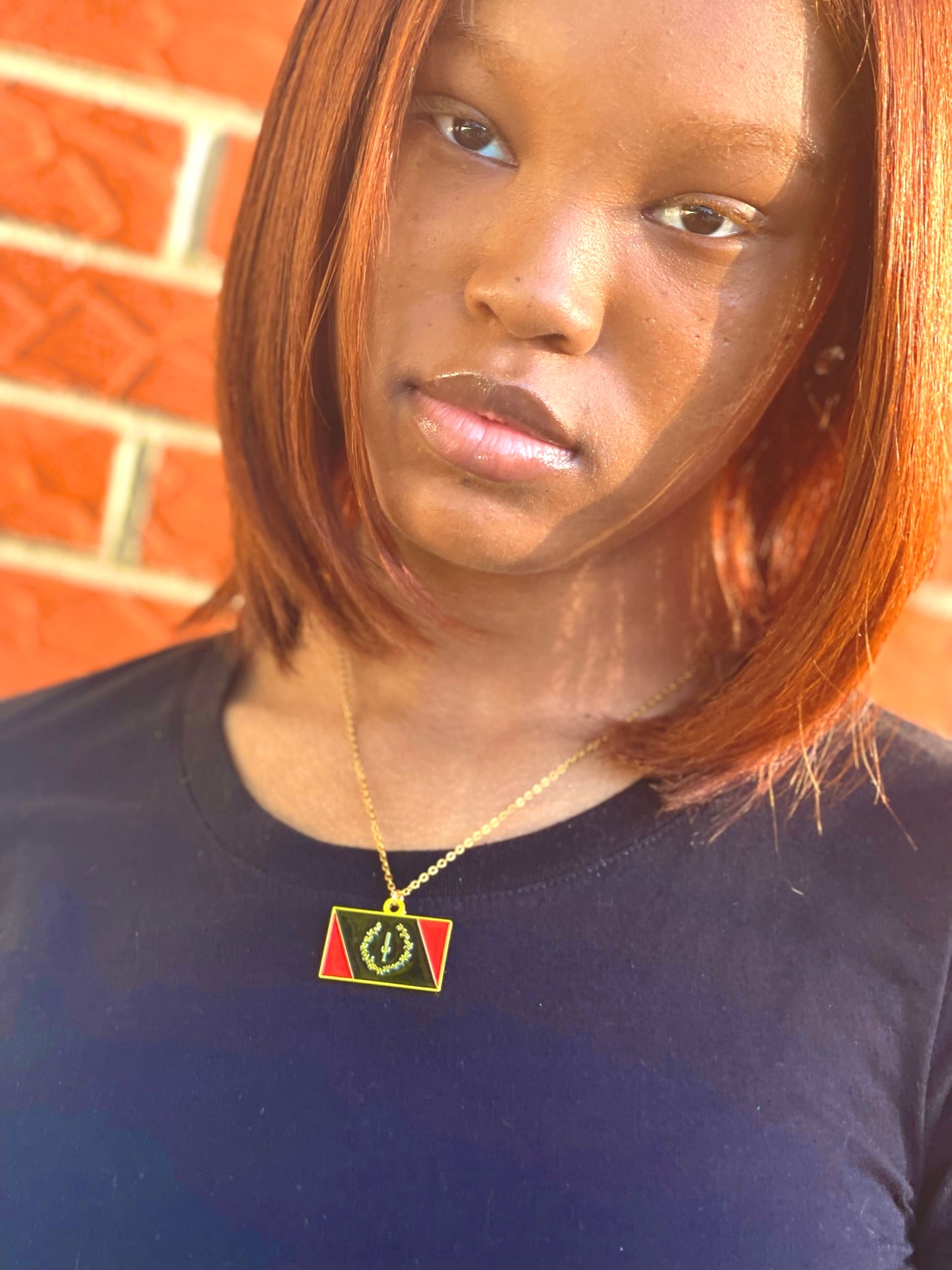 Necklace| Black American Heritage Flag