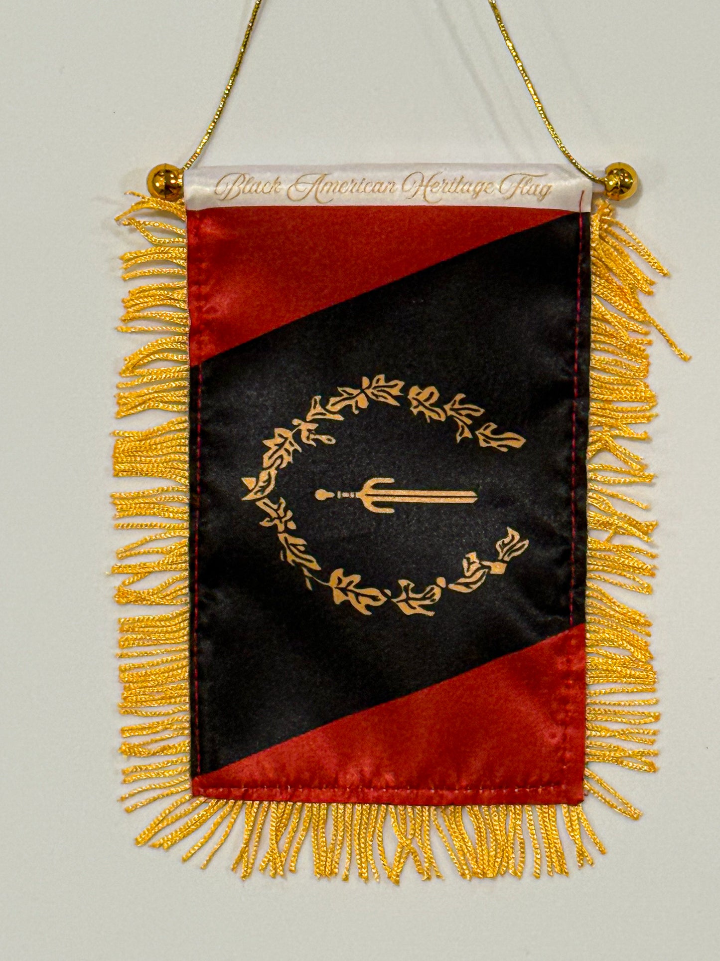 Rearview mirror- Car Flags | Black American Heritage Flag