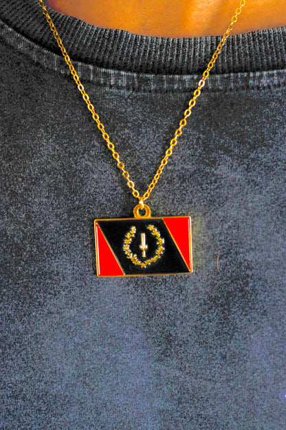 Necklace| Black American Heritage Flag