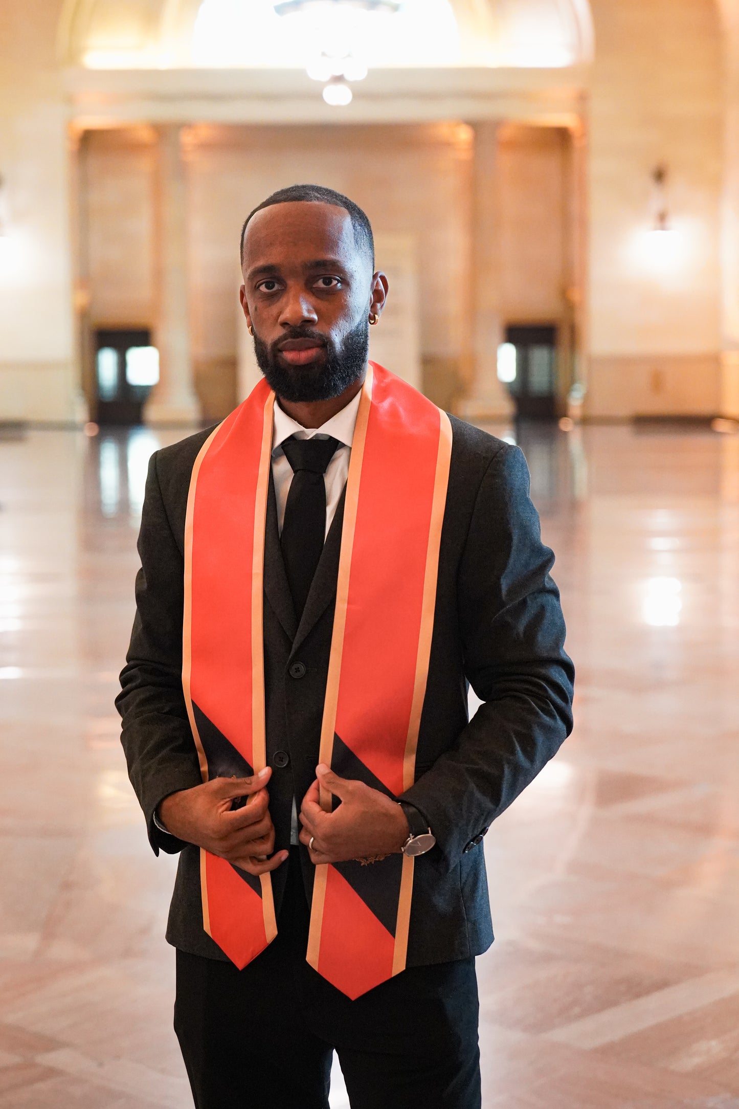 Graduation Stole | Black American Heritage Flag