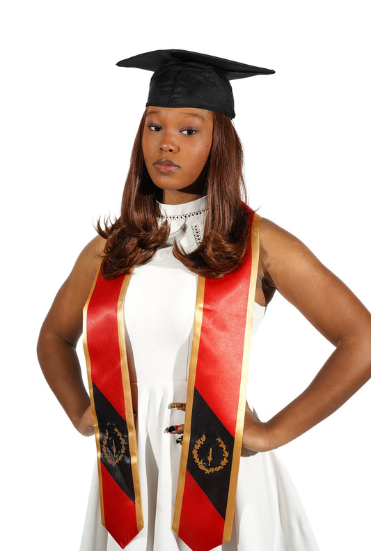 Graduation Stole | Black American Heritage Flag