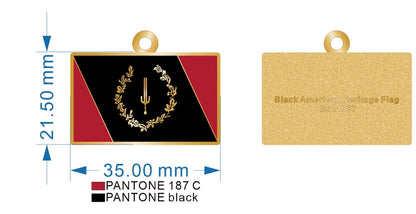 Necklace| Black American Heritage Flag