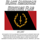 Black American Heritage Flag Tee